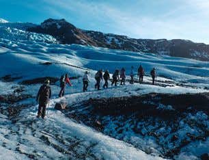 Caminhada no gelo da geleira Vatnajokull e passeio de 4x4