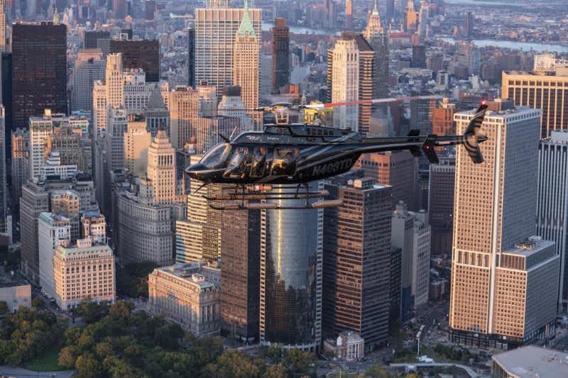 Helicóptero em Nova York