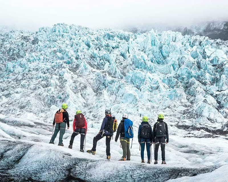 caminhada na geleira solheimajokull