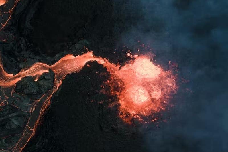 vulcão-ilha-lava