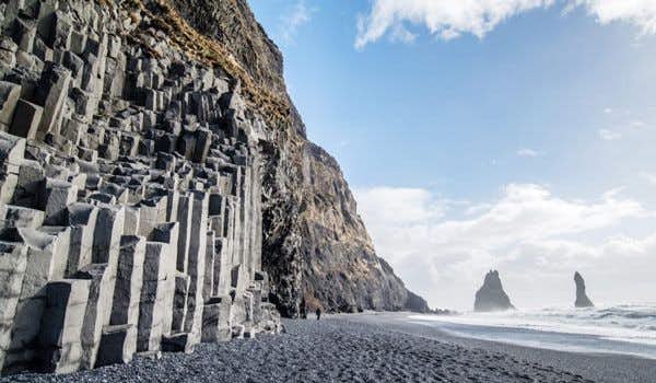 colonne di basalto spiaggia nera reynisfjara