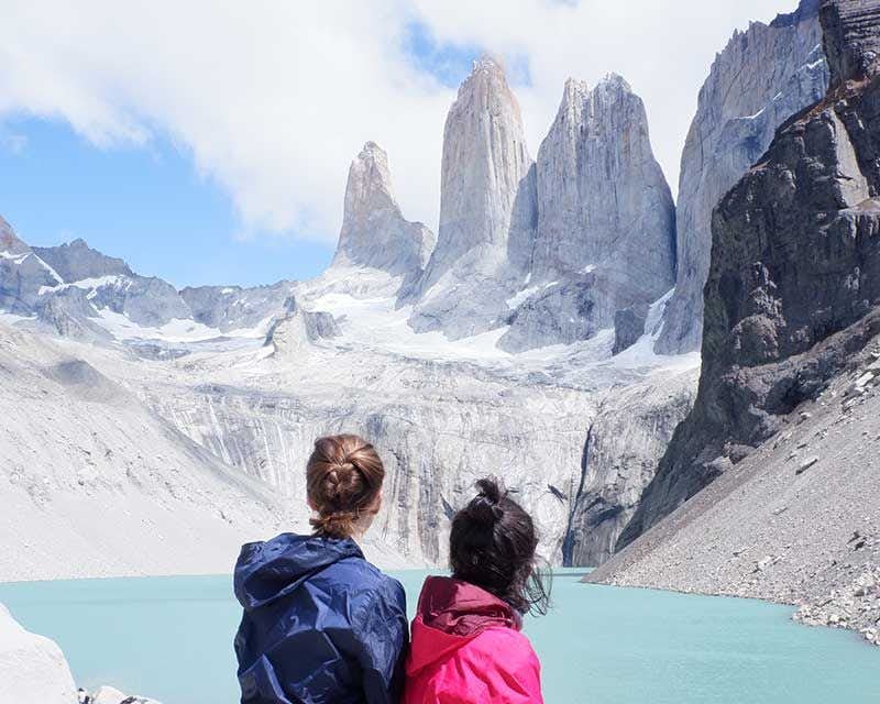 Viajantes no Cerro del Paine Grande