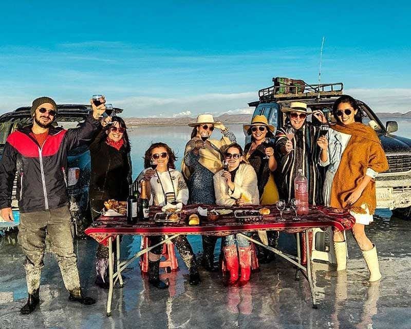 3 day private tour to the Uyuni Salt Flat with departure and return to San Pedro de Atacama