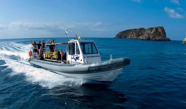 Barco de mergulho em Mallorca