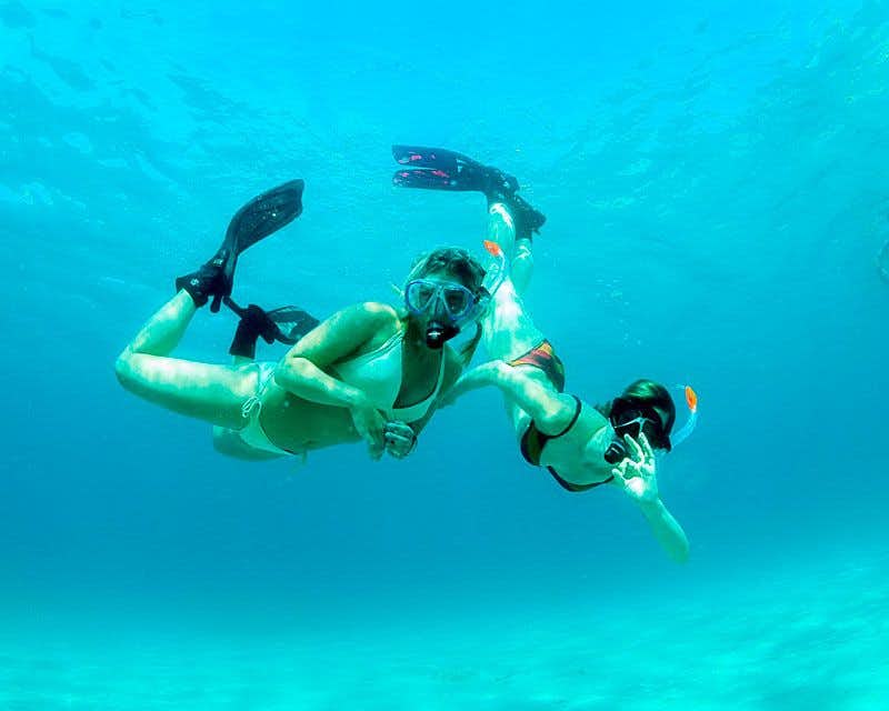 mergulho com snorkel em mallorca
