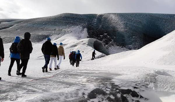 geleira de grupo walk vatnajökull