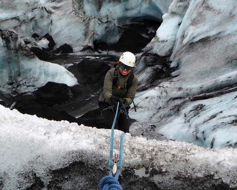 escalada no gelo solheimajokull