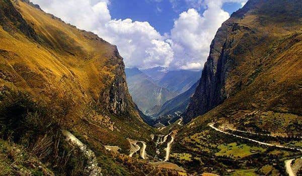 Abra Malaga Pass durante a excursão de ônibus a Machu Picchu