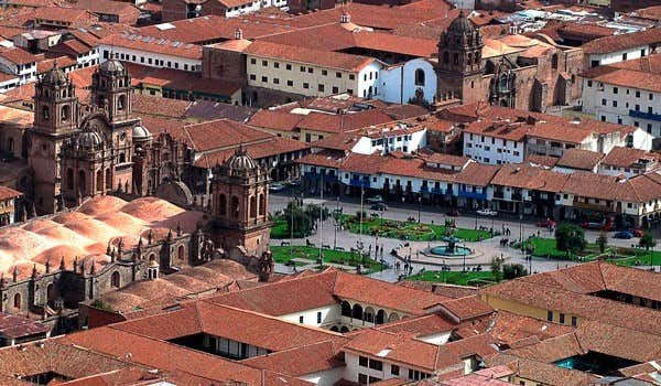 Plaza de Armas na cidade de Cusco