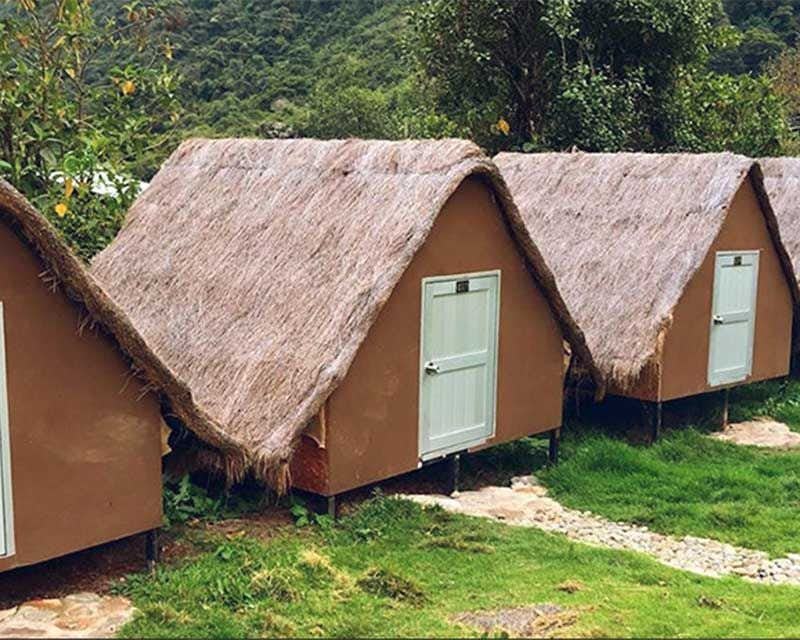 cabanas andinas acampamento em chaullay