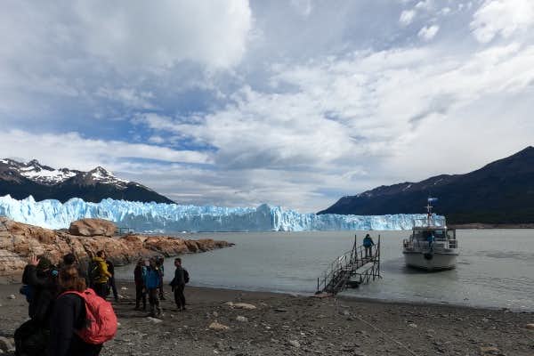 Ausschiffung in der Puma-Bucht von Perito Moreno