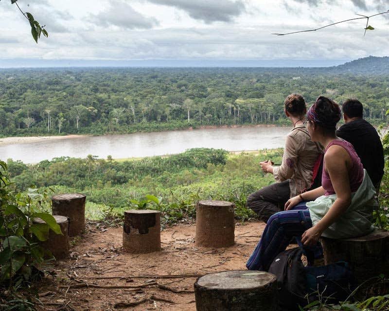 Reisende auf der Suche nach dem Yacuma River