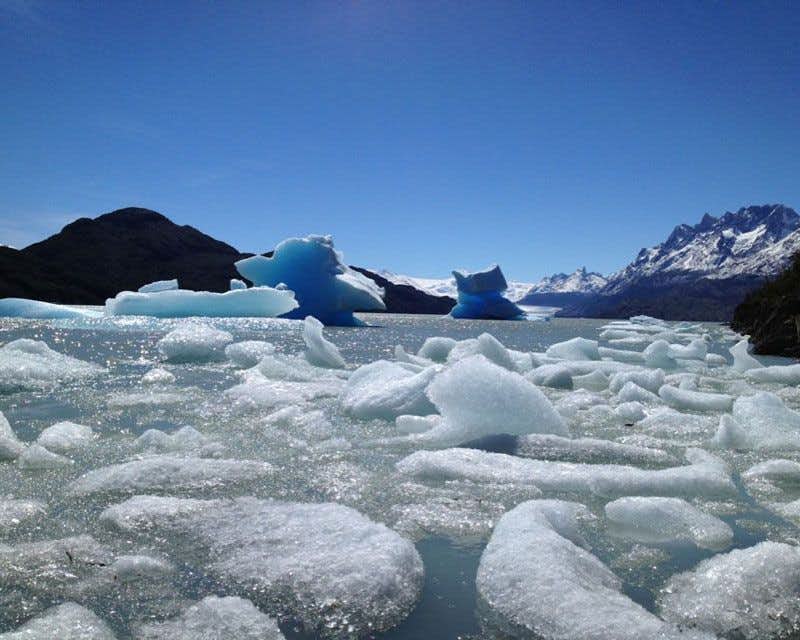 Gletschergrau Torres del Paine National Park