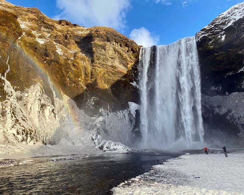 Skogafoss-Wasserfall
