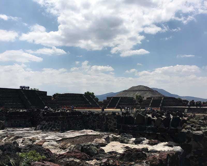 ruinen von teotihuacan mexiko