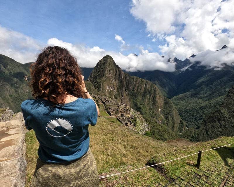 howlanders Mädchen fotografiert Machu Picchu 