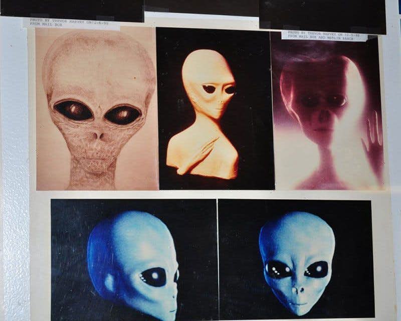 Außerirdische Bilder in Area 51, Nevada