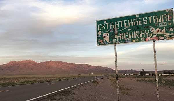 Außerirdischer Highway Area 51 Nevada