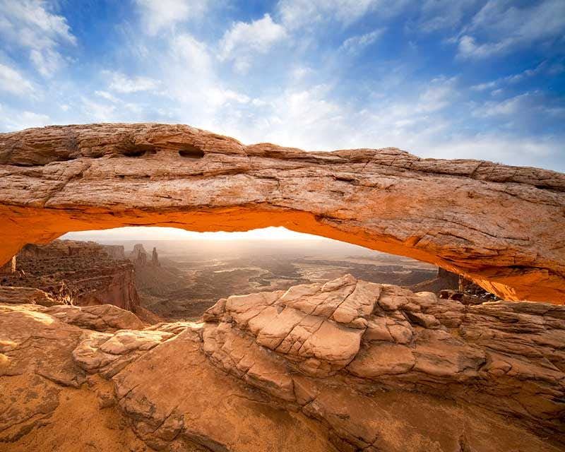 mesa arch im canyolands national park