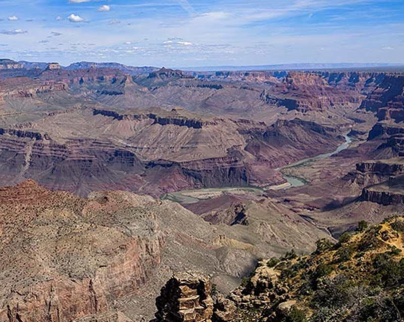 Der Colorado River durchquert den Grand Canyon