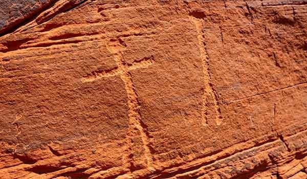 indische Petroglyphen Valley of Fire