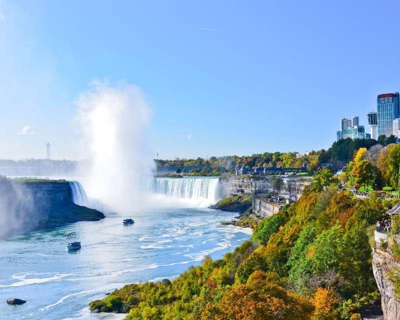 Gesamtansicht der Niagarafälle