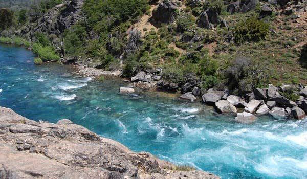 alumine river in patagonia