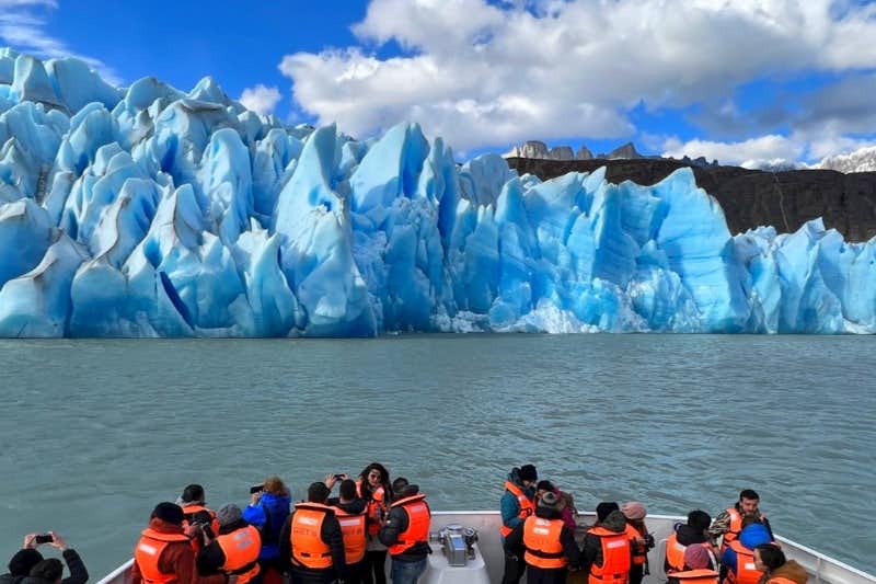 grey glacier boat views