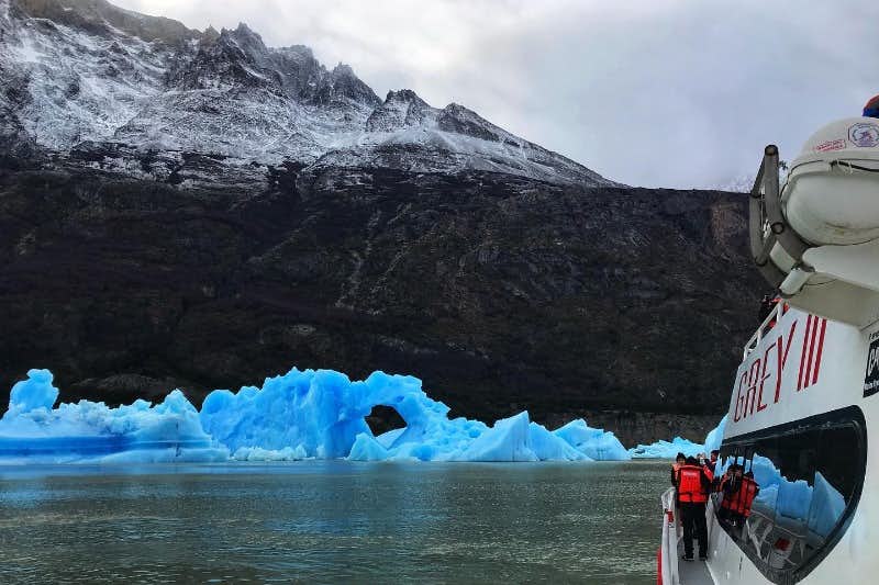 grey glacier iceberg