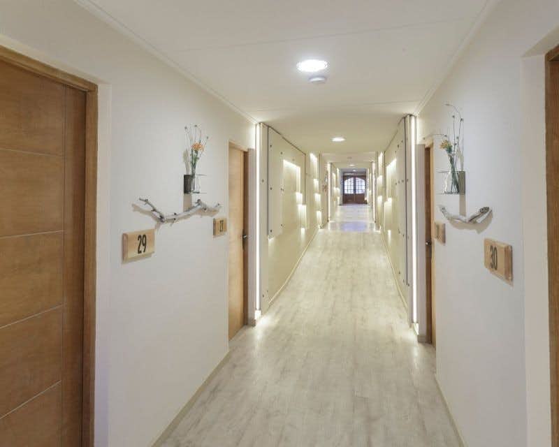 The hallway of hotel Las Torres