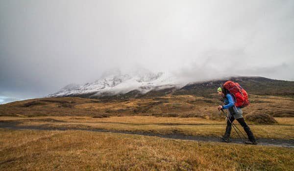 Carretas trail Torres del Paine National Park
