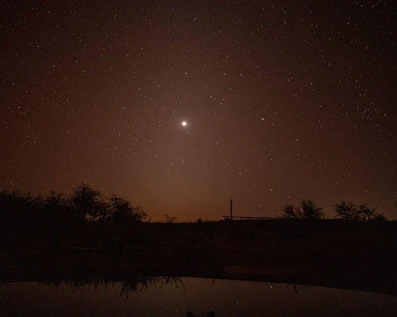 venus in the starry sky of San Pedro de Atacama