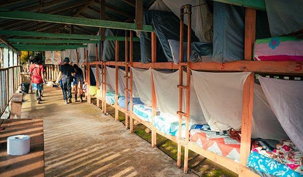 bunk beds at camp 3 in ciudad perdida