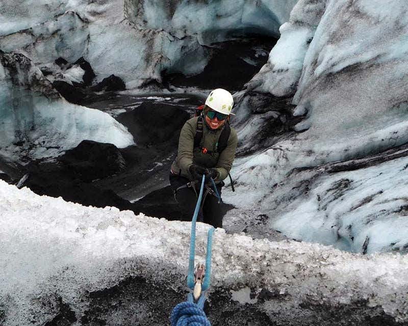 ice climbing solheimajokull