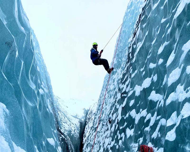 ice climbing solheimajokull