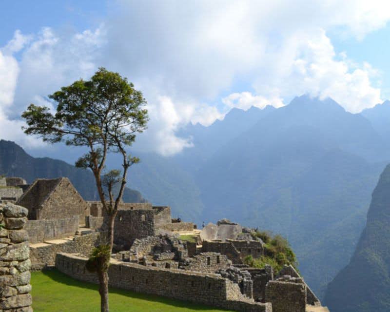 Huayna Picchu Mountain in the Sacred Valley