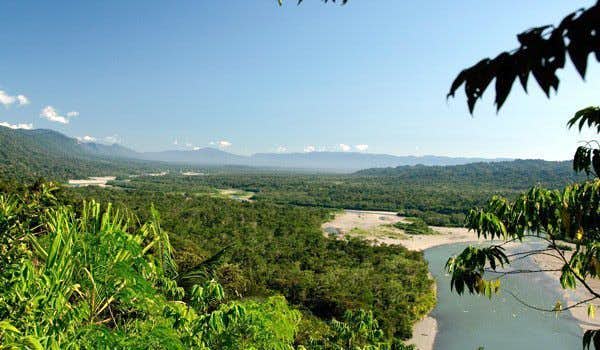 panoramic views of the manu national park