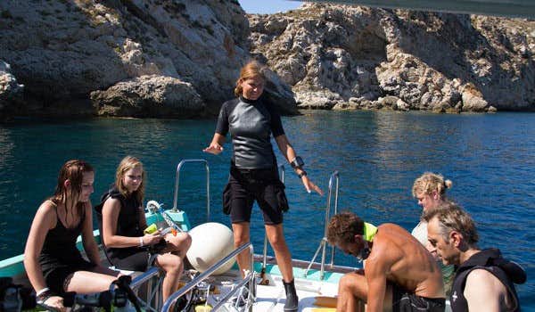 Boat to snorkeling Mallorca
