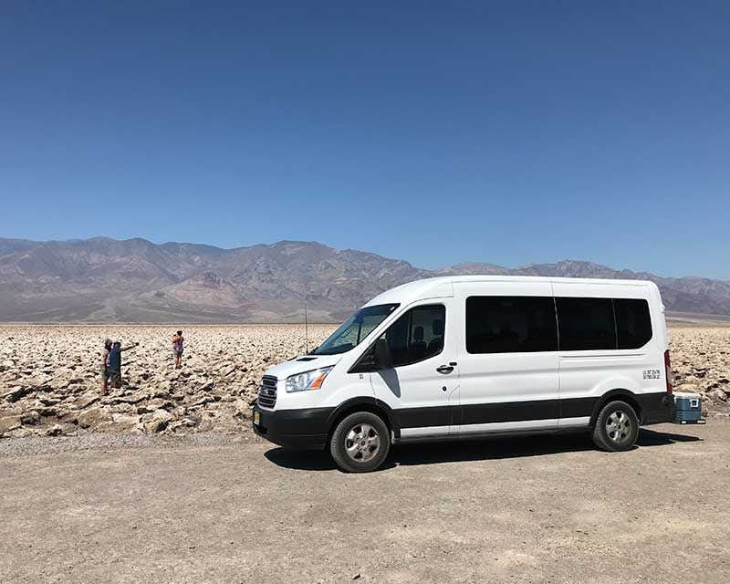 mini bus private tour to death valley from las vegas