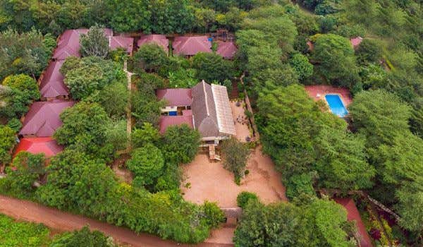 vista aerea Eileen's Trees Inn de Karatu