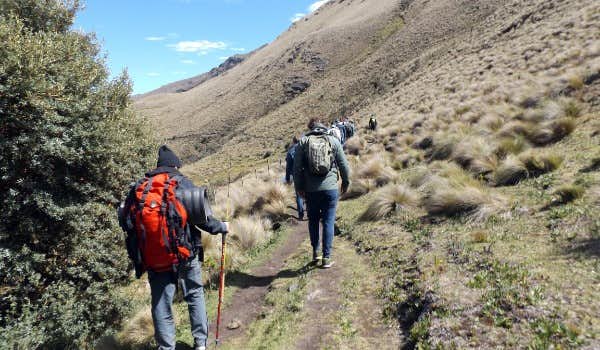 Camping and enjoy the trek through the most spectacular lakes in Ecuador