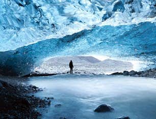 Ghiacciaio Vatnajökull e Grotta di ghiaccio blu