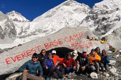 Everest-Basislager-Trekking und Hubschrauberrückflug