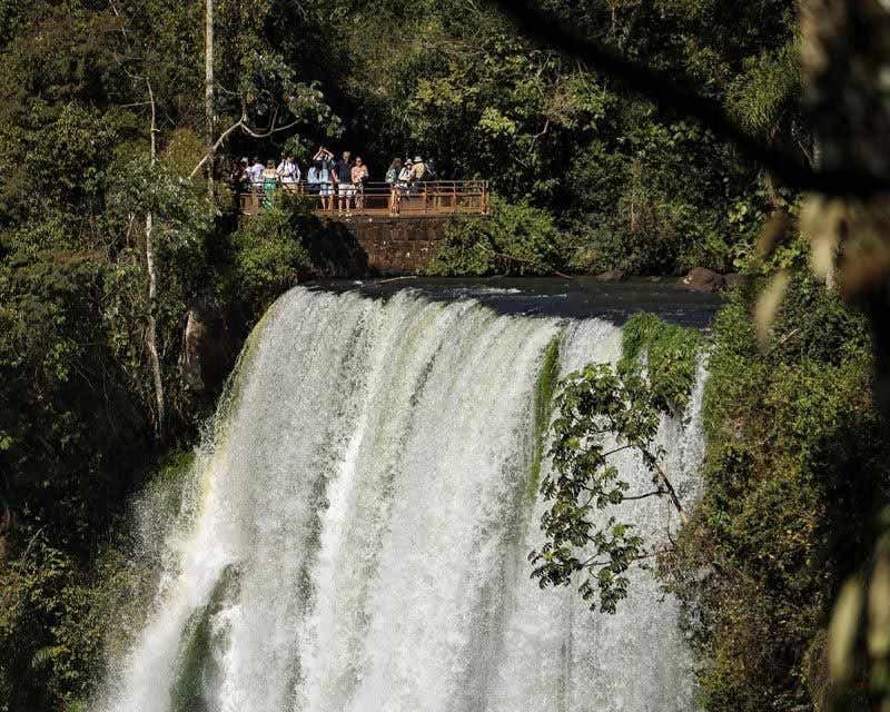 Tour the Iguazu Falls on the Brazilian side departing from Puerto Iguazu