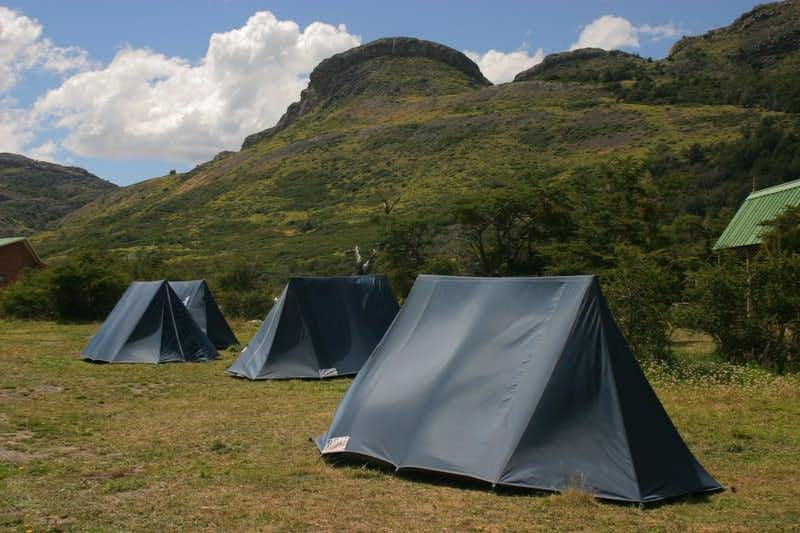 Tentes au camping Pehoe