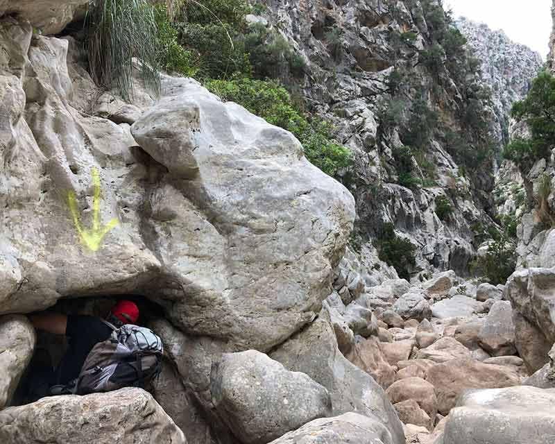 From Escorca to Sa Calobra between giant rock walls