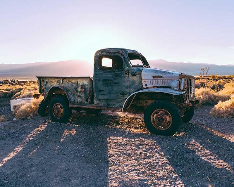 goldfield ghost town arizona voiture abandonnée