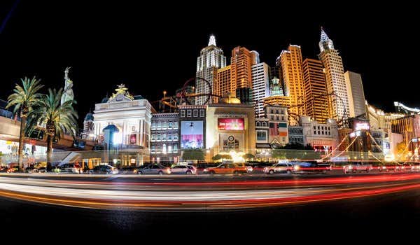 Strip de Las Vegas la nuit