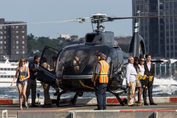 transport par hélicoptère new york