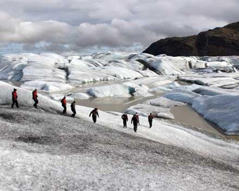groupe trekking glacier heinabergslon
